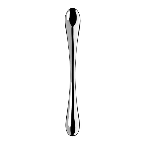 Металевий дилдо Satisfyer Cosmic Crest 1, двосторонній, можна нагрівати й охолоджувати