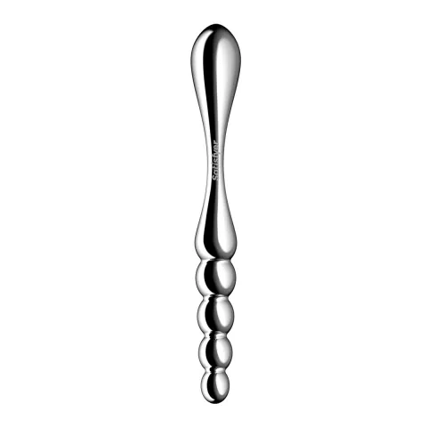Металевий дилдо Satisfyer Star Force 1, двосторонній, можна нагрівати та охолоджувати