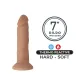 Торс с фаллоимитатором на присоске SilexD Apollo S Male Torso Caramel