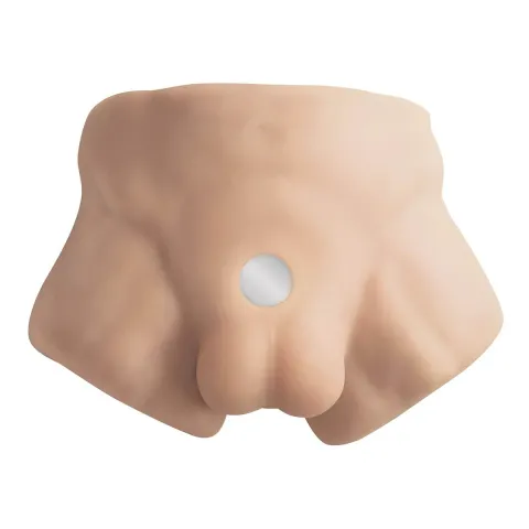 Торс с фаллоимитатором на присоске SilexD Apollo S Male Torso, суперреалистичный, термореактивный