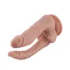 Двойной фаллоимитатор для секс-машин Hismith Double Penetrator, 7,46″, KlicLok и присоска