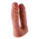 Двойной фаллоимитатор для секс-машин Hismith Silicone Double Penetrator Dildo, система KlicLok