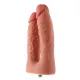 Двойной фаллоимитатор для секс-машин Hismith Silicone Double Penetrator Dildo, система KlicLok