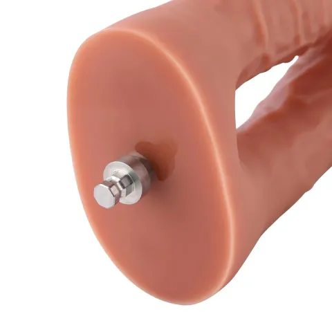 Двойной фаллоимитатор для секс-машин Hismith Silicone Double Penetrator Dildo, система KlicLok