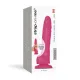 Реалистичный фаллоимитатор Strap-On-Me Sliding Skin Realistic Dildo Fuchsia M, эффект подвижной кожи