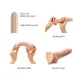 Реалистичный фаллоимитатор Strap-On-Me Sliding Skin Realistic Dildo Vanille M, с эффектом подвижной кожи