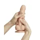 Реалистичный фаллоимитатор Strap-On-Me Sliding Skin Realistic Dildo Vanille XXL с эффектом подвижной кожи