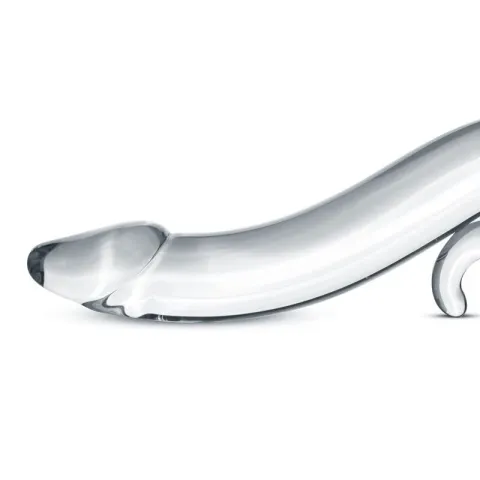 Стеклянный фаллоимитатор Gildo Glass Dildo No. 21, реалистичная головка