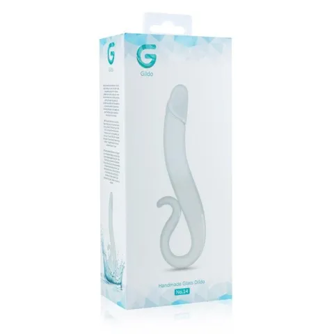 Стеклянный фаллоимитатор Gildo Glass Dildo No. 21, реалистичная головка