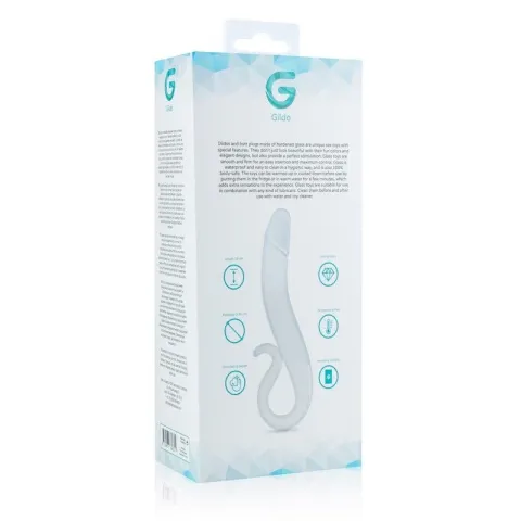 Стеклянный фаллоимитатор Gildo Glass Dildo No. 21, реалистичная головка