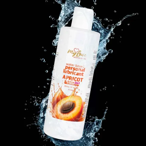 2-в-1 лубрикант и массажный гель — MyLove Aroma Series Intim&Massage Apricot, 300 мл