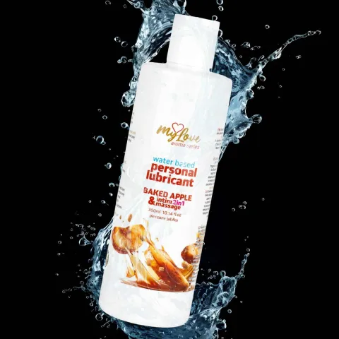2-в-1 лубрикант и массажный гель — MyLove Aroma Series Intim&Massage «Запеченное яблоко», 300 мл