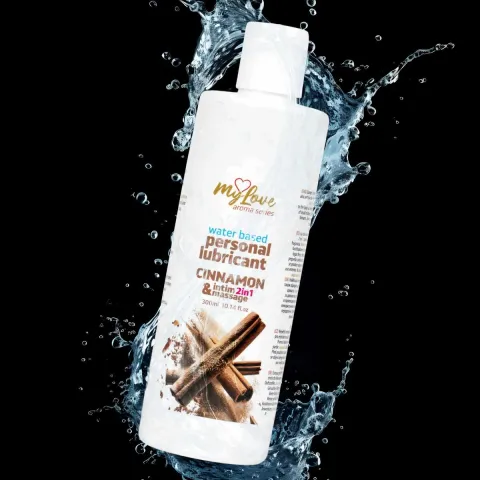 2в1 лубрикант та масажний гель - MyLove Aroma Series Intim&Massage Cinnamon, 300 мл