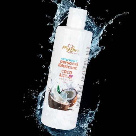Смазка и массажный гель «2 в 1» — MyLove Aroma Series Intim&Massage Coco, 300 мл