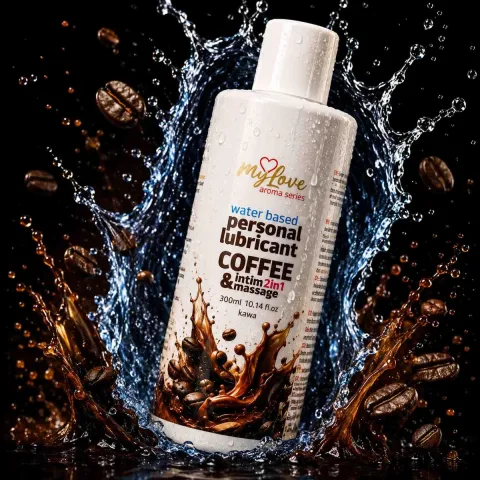 2в1 лубрикант та масажний гель - MyLove Aroma Series Intim&Massage Coffee, 300 мл