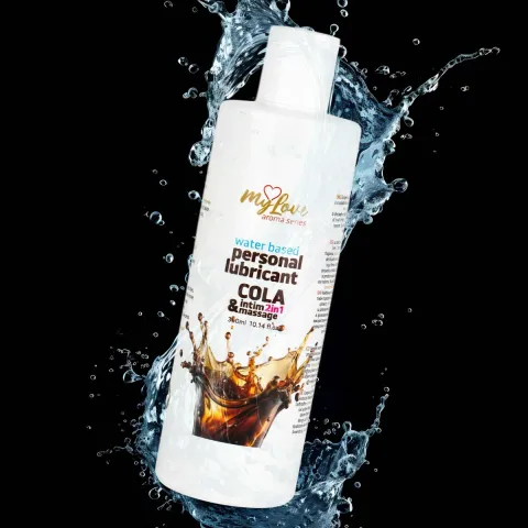 2в1 лубрикант та масажний гель - MyLove Aroma Series Intim&Massage Cola, 300 мл