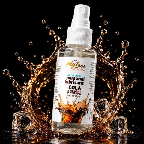 2в1 лубрикант та масажний гель - MyLove Aroma Series Intim&Massage Cola, 50 мл