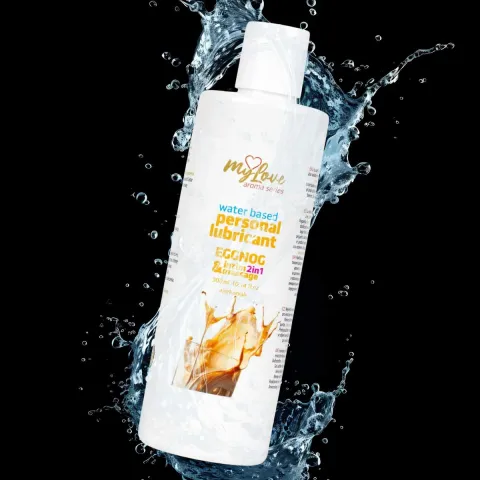 2-в-1 лубрикант и массажный гель — MyLove Aroma Series Intim&Massage Eggnog, 300 мл