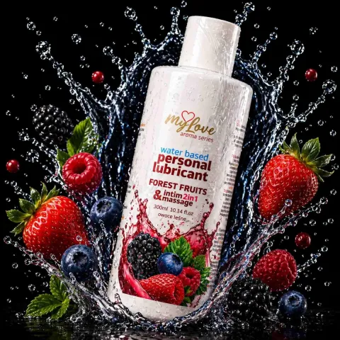 2-в-1 лубрикант и массажный гель — MyLove Aroma Series Intim&Massage Forest Fruits, 300 мл
