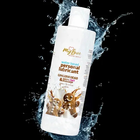 2в1 лубрикант та масажний гель - MyLove Aroma Series Intim&Massage Gingerbread, 300 мл
