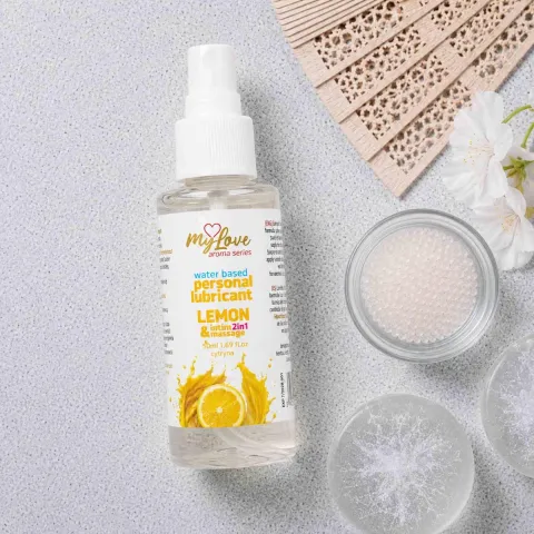 2в1 лубрикант та масажний гель - MyLove Aroma Series Intim&Massage Lemon, 50 мл