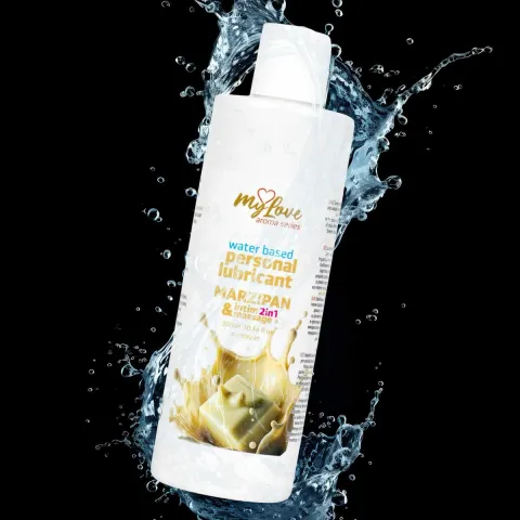 2в1 лубрикант та масажний гель - MyLove Aroma Series Intim&Massage Marzipan, 300 мл