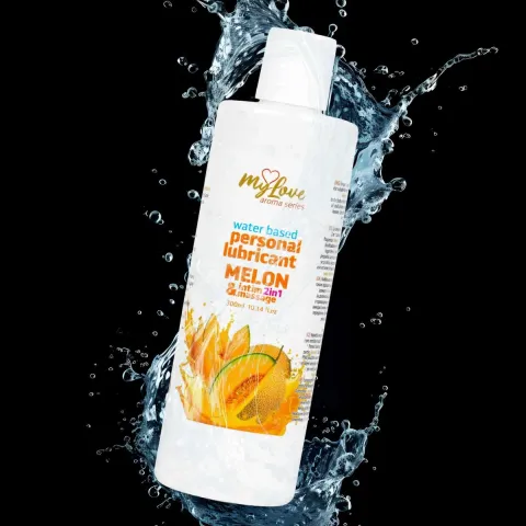 2в1 лубрикант та масажний гель - MyLove Aroma Series Intim&Massage Melon, 300 мл