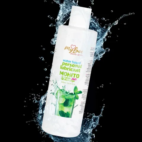 2в1 лубрикант та масажний гель - MyLove Aroma Series Intim&Massage Mohito, 300 мл