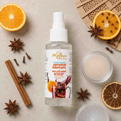 2в1 лубрикант та масажний гель - MyLove Aroma Series Intim&Massage Mulled Wine, 50 мл