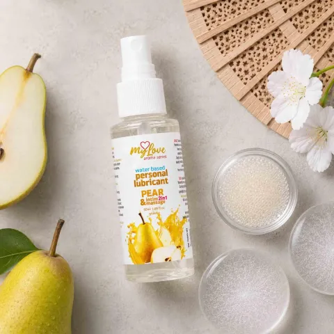 2-в-1 лубрикант и массажный гель — MyLove Aroma Series Intim&Massage Pear, 50 мл
