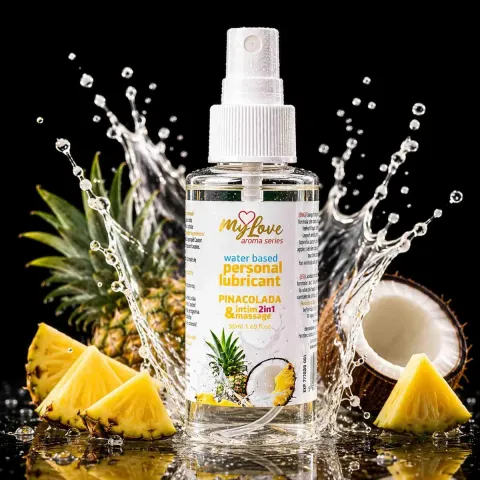 2в1 лубрикант та масажний гель - MyLove Aroma Series Intim&Massage Pina Colada, 50 мл