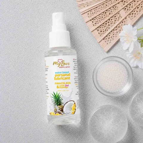 2в1 лубрикант та масажний гель - MyLove Aroma Series Intim&Massage Pina Colada, 50 мл