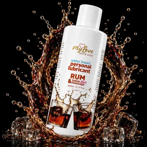 2в1 лубрикант та масажний гель - MyLove Aroma Series Intim&Massage Rum, 300 мл
