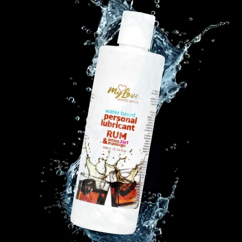 2в1 лубрикант та масажний гель - MyLove Aroma Series Intim&Massage Rum, 300 мл