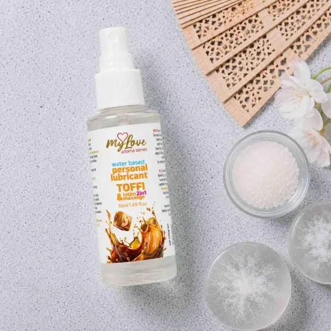 2в1 лубрикант та масажний гель - MyLove Aroma Series Intim&Massage Toffi, 50 мл
