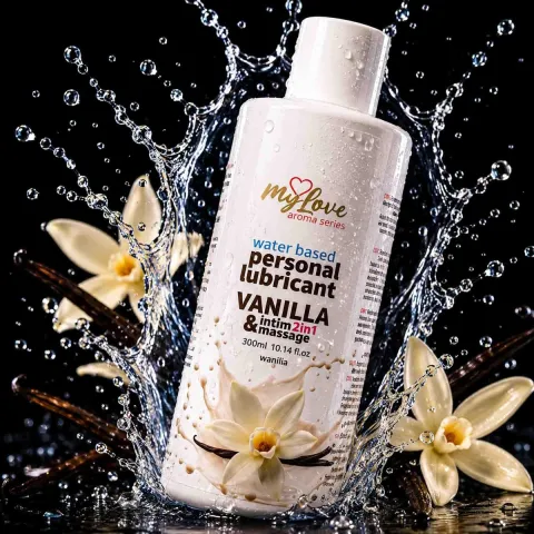 2в1 лубрикант та масажний гель - MyLove Aroma Series Intim&Massage Vanilla, 300 мл