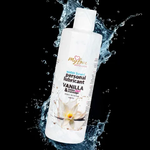 2в1 лубрикант та масажний гель - MyLove Aroma Series Intim&Massage Vanilla, 300 мл