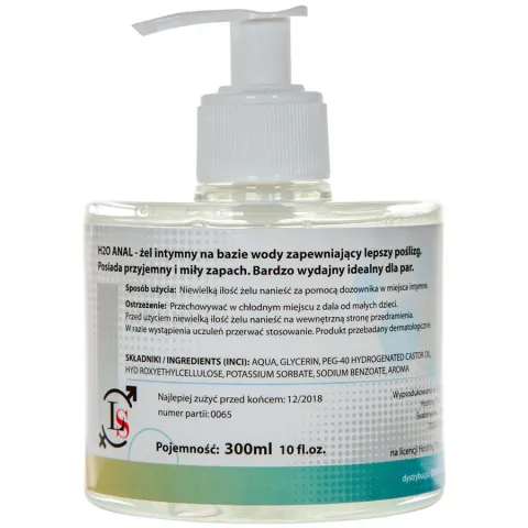 Анальний лубрикант - H2O ANAL GEL 300ML