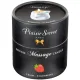 Массажная свеча — Plaisir Secrets Massage Candle Strawberry, 80 мл