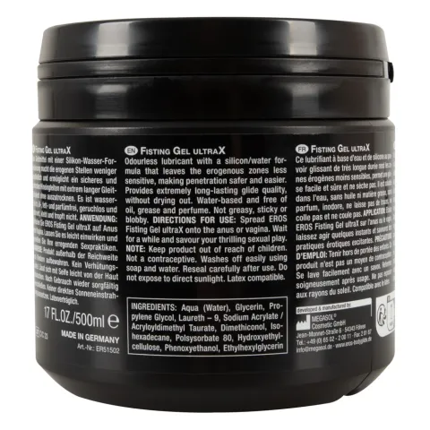 Гель для фістингу - EROS Fisting Gel UltraX, 500 мл