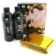 Гель для нуру-массажа Shunga Oriental Body-to-Body – Melon Mango (2 × 225 мл) и простыня