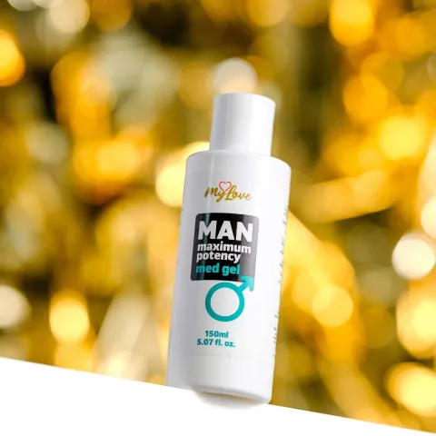 Интимный гель-лубрикант для мужчин — MyLove Man Maximum Potency Med Gel, 150 мл