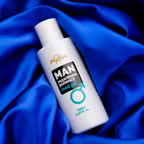 Интимный гель-лубрикант для мужчин — MyLove Man Maximum Potency Med Gel, 150 мл