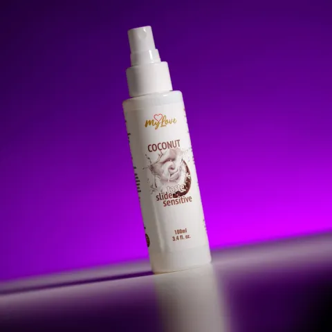 Інтимний гель-лубрикант - MyLove Taste Slide Sensitive Coconut, 100 мл