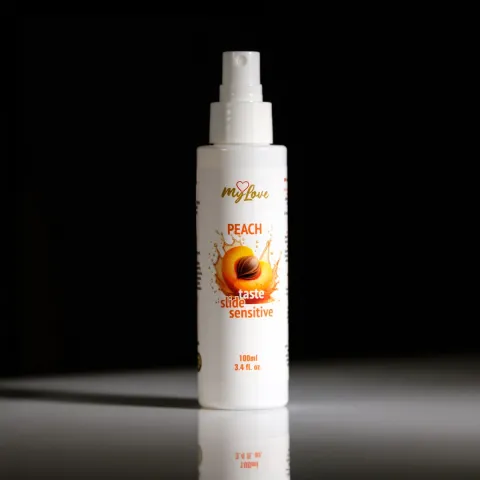 Інтимний гель-лубрикант - MyLove Taste Slide Sensitive Peach, 100 мл