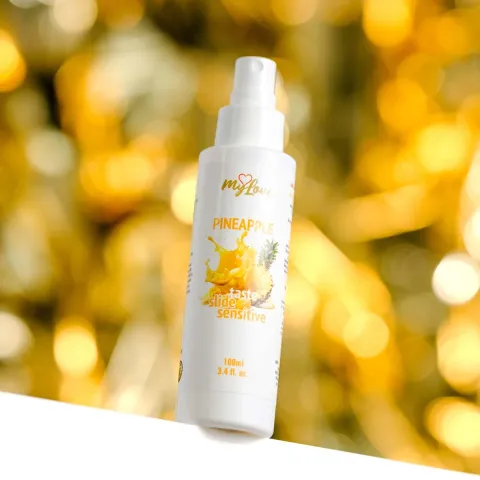 Интимный гель-лубрикант — MyLove Taste Slide Sensitive Pineapple, 100 мл