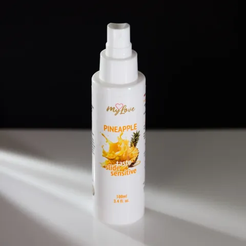 Интимный гель-лубрикант — MyLove Taste Slide Sensitive Pineapple, 100 мл