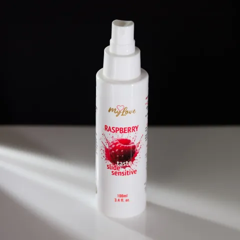 Інтимний гель-лубрикант - MyLove Taste-Slide Sensitive Raspberry, 100 мл