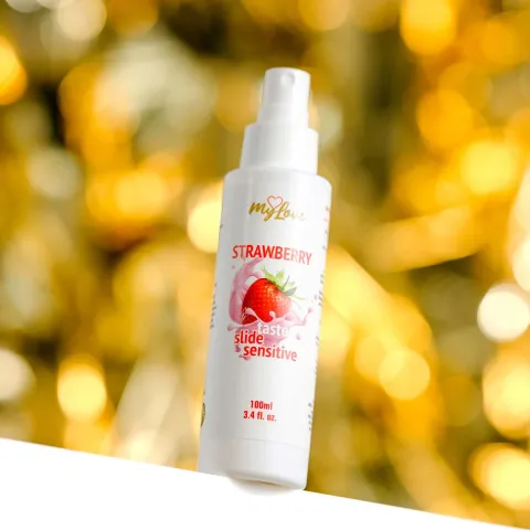 Интимный гель-лубрикант — MyLove Taste Slide Sensitive Strawberry, 100 мл