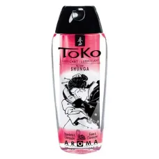 Смазка на водной основе Shunga Toko AROMA – Sparkling Strawberry Wine (165 мл), не содержит сахара